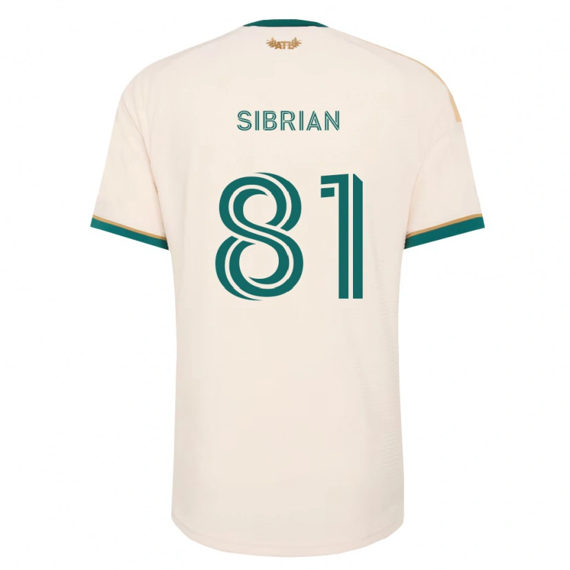 Danxen Femme Maillot David Sibrian #81 Vert Champagne Tenues Extérieur 2026/27 T-Shirt