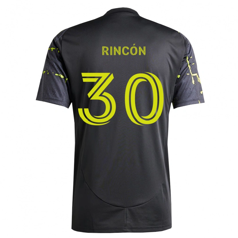 Danxen Femme Maillot Nicolás Rincón #30 Jaune Fluo Noir Tenues Extérieur 2026/27 T-Shirt
