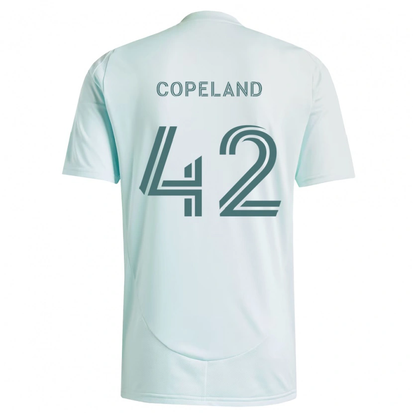 Danxen Femme Maillot Josh Copeland #42 Blanc Vert Clair Tenues Extérieur 2026/27 T-Shirt