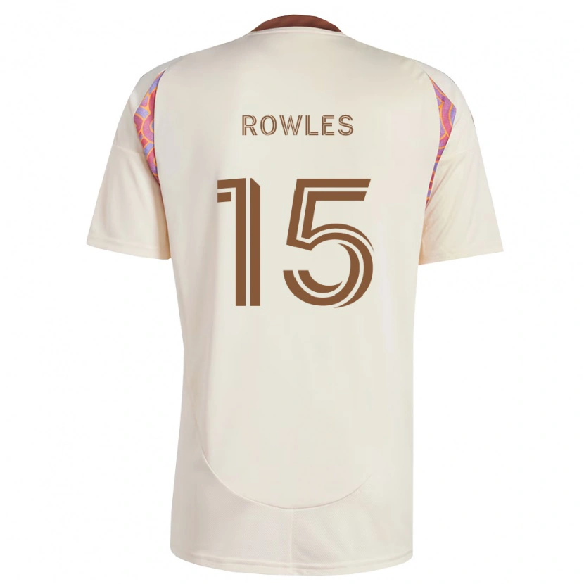 Danxen Femme Maillot Kye Rowles #15 Rose Blanc Cassé Tenues Extérieur 2026/27 T-Shirt