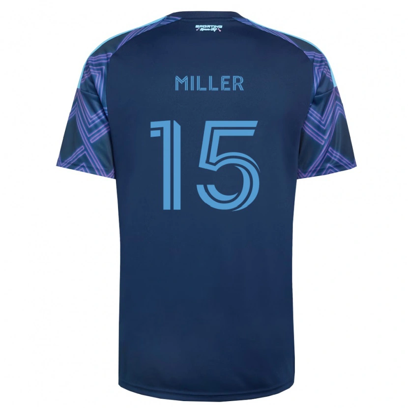 Danxen Femme Maillot Jansen Miller #15 Bleu Royal Violet Tenues Extérieur 2026/27 T-Shirt