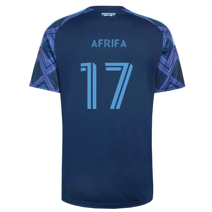 Danxen Femme Maillot Stephen Afrifa #17 Bleu Royal Violet Tenues Extérieur 2026/27 T-Shirt