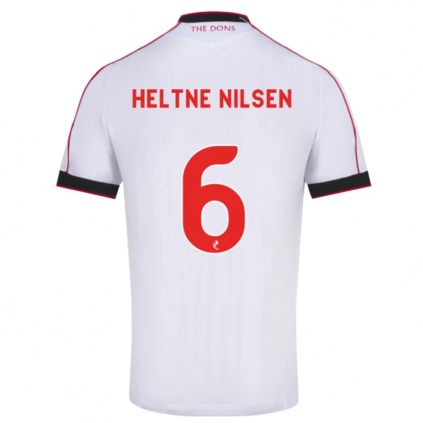 Danxen Femme Maillot Sivert Heltne Nilsen #6 Noir Rouge Blanc Tenues Extérieur 2026/27 T-Shirt