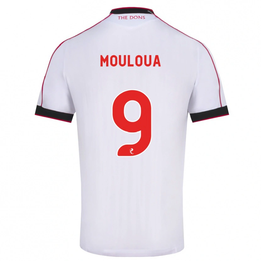 Danxen Femme Maillot Ayoub Mouloua #9 Noir Rouge Blanc Tenues Extérieur 2026/27 T-Shirt