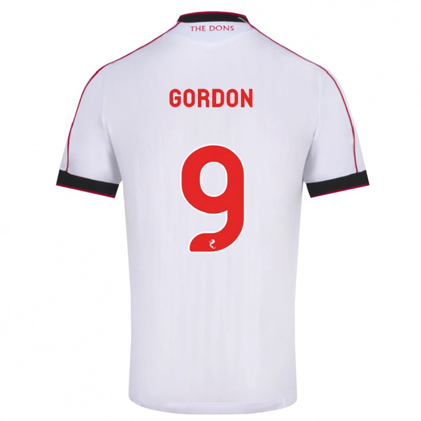 Danxen Femme Maillot Lauren Gordon #9 Noir Rouge Blanc Tenues Extérieur 2026/27 T-Shirt