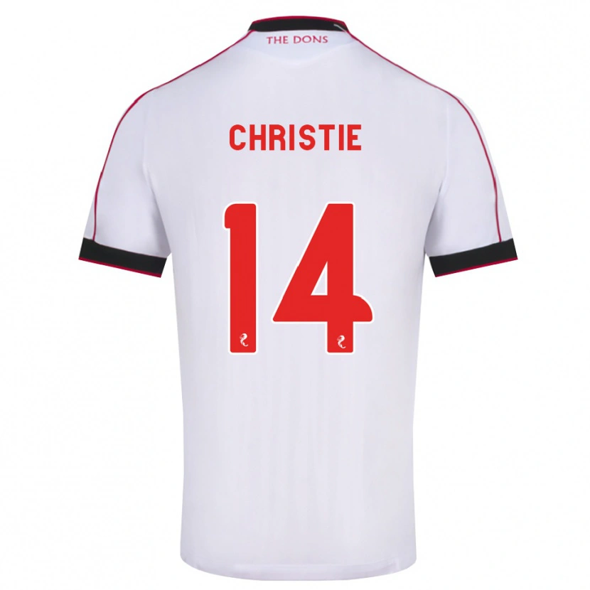 Danxen Femme Maillot Mya Christie #14 Noir Rouge Blanc Tenues Extérieur 2026/27 T-Shirt