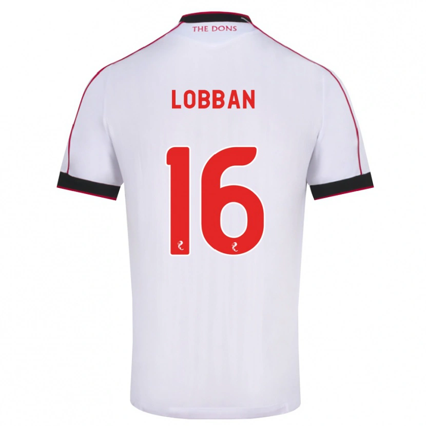 Danxen Femme Maillot Dylan Lobban #16 Noir Rouge Blanc Tenues Extérieur 2026/27 T-Shirt