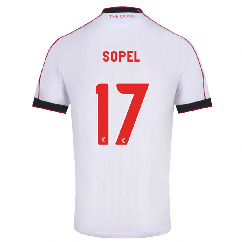Danxen Femme Maillot Nadia Sopel #17 Noir Rouge Blanc Tenues Extérieur 2026/27 T-Shirt
