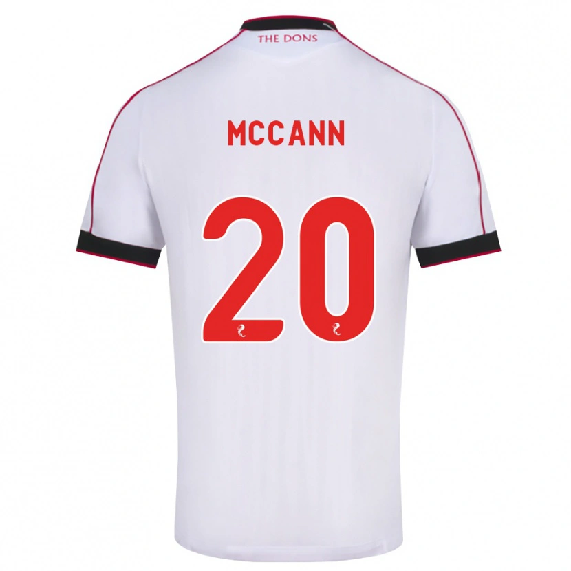 Danxen Femme Maillot Annalisa Mccann #20 Noir Rouge Blanc Tenues Extérieur 2026/27 T-Shirt