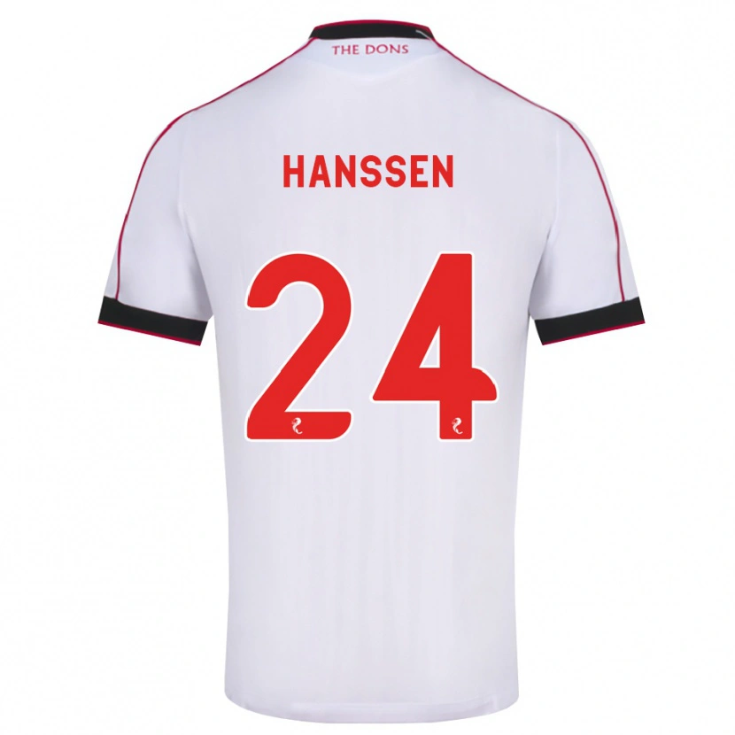 Danxen Femme Maillot Nadine Hanssen #24 Noir Rouge Blanc Tenues Extérieur 2026/27 T-Shirt