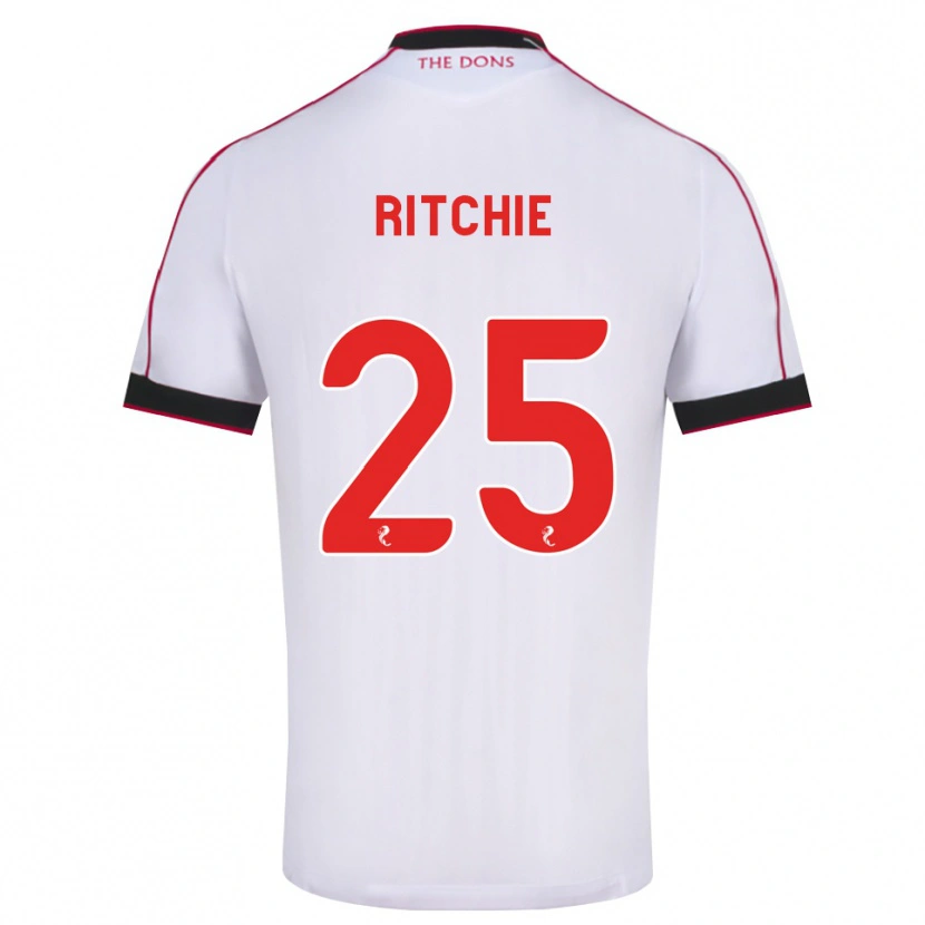 Danxen Femme Maillot Tom Ritchie #25 Noir Rouge Blanc Tenues Extérieur 2026/27 T-Shirt
