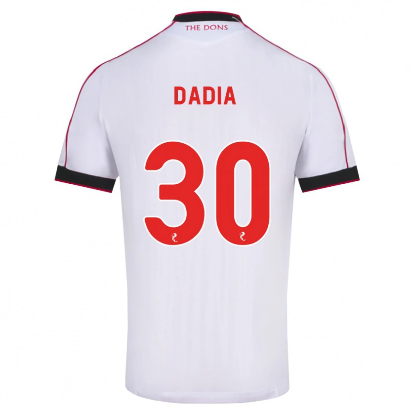 Danxen Femme Maillot Or Dadia #30 Noir Rouge Blanc Tenues Extérieur 2026/27 T-Shirt