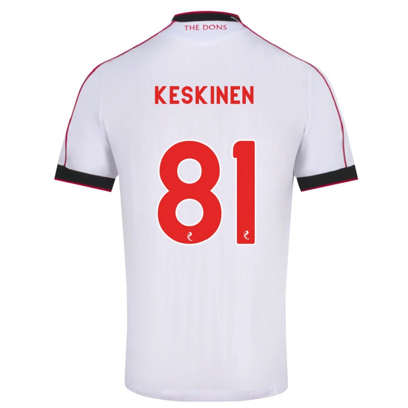 Danxen Femme Maillot Topi Keskinen #81 Noir Rouge Blanc Tenues Extérieur 2026/27 T-Shirt
