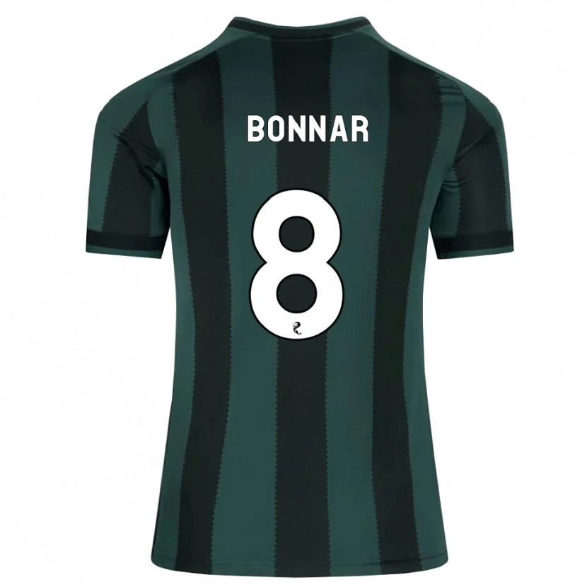 Danxen Femme Maillot Jude Bonnar #8 Gris Ardoise Foncé Noir Tenues Extérieur 2026/27 T-Shirt