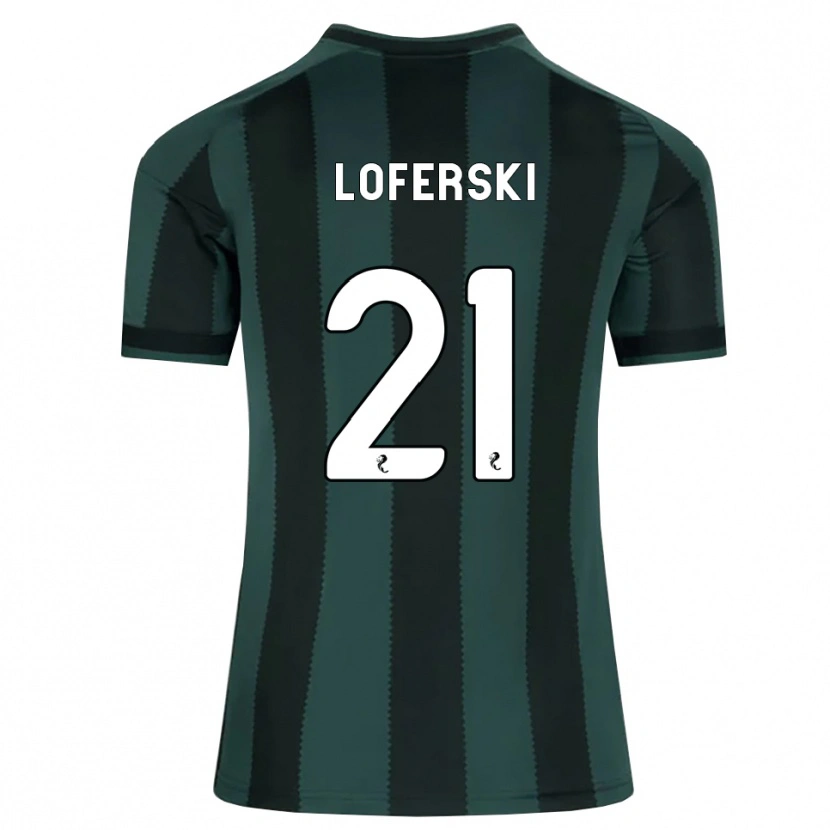 Danxen Femme Maillot Kit Loferski #21 Gris Ardoise Foncé Noir Tenues Extérieur 2026/27 T-Shirt