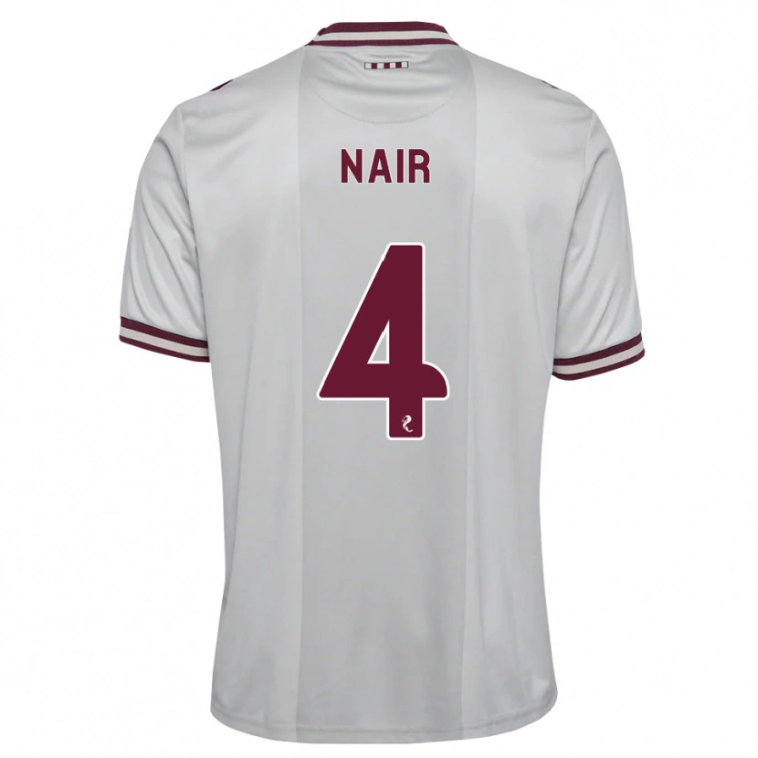 Danxen Femme Maillot Kenzi Nair #4 Blanc Bordeaux Tenues Extérieur 2026/27 T-Shirt