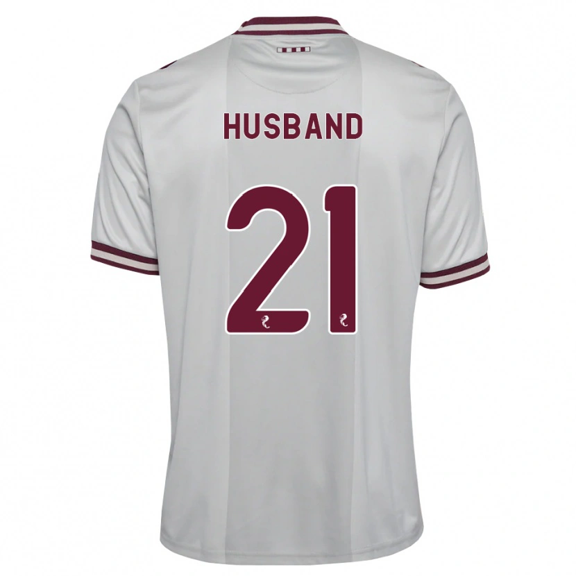 Danxen Femme Maillot Erin Husband #21 Blanc Bordeaux Tenues Extérieur 2026/27 T-Shirt