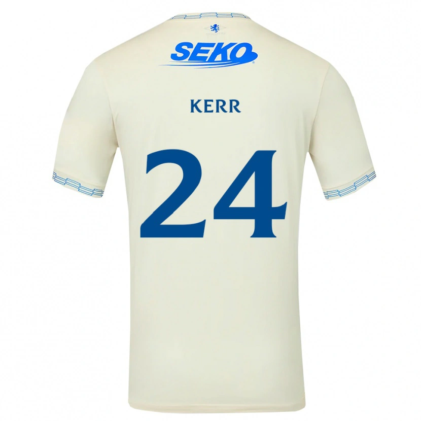 Danxen Femme Maillot Samantha Mary Kerr #24 Bleu Ciel Vif Blanc Tenues Extérieur 2026/27 T-Shirt