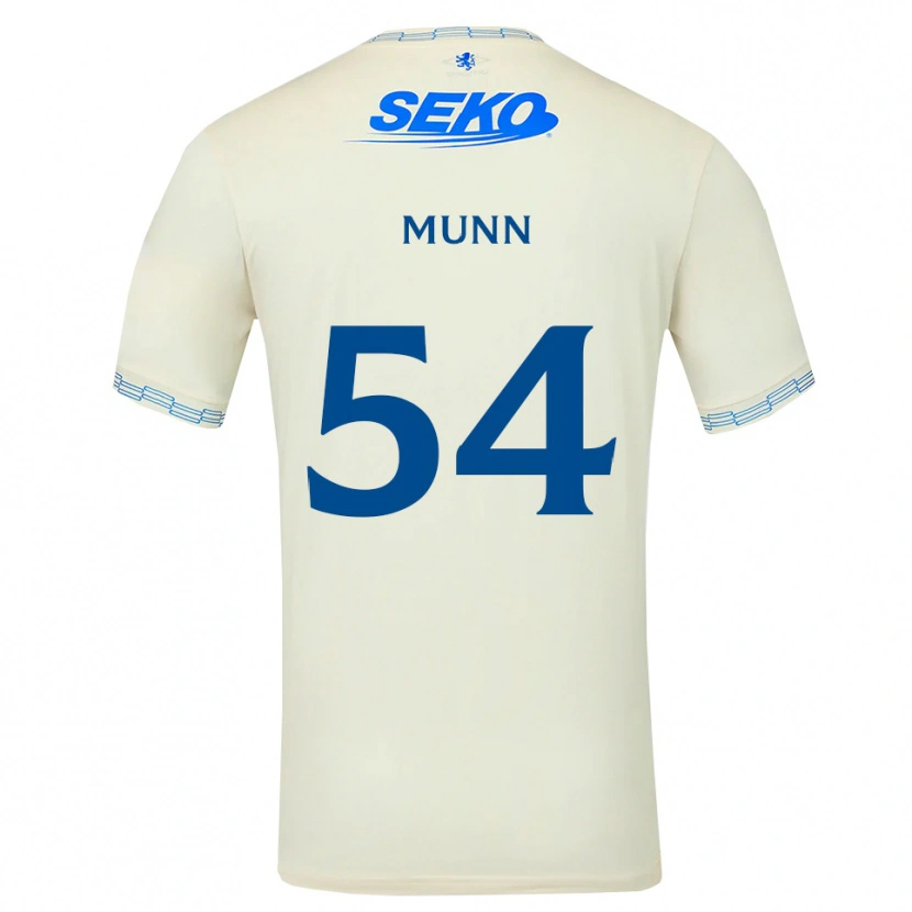Danxen Femme Maillot Mason Munn #54 Bleu Ciel Vif Blanc Tenues Extérieur 2026/27 T-Shirt