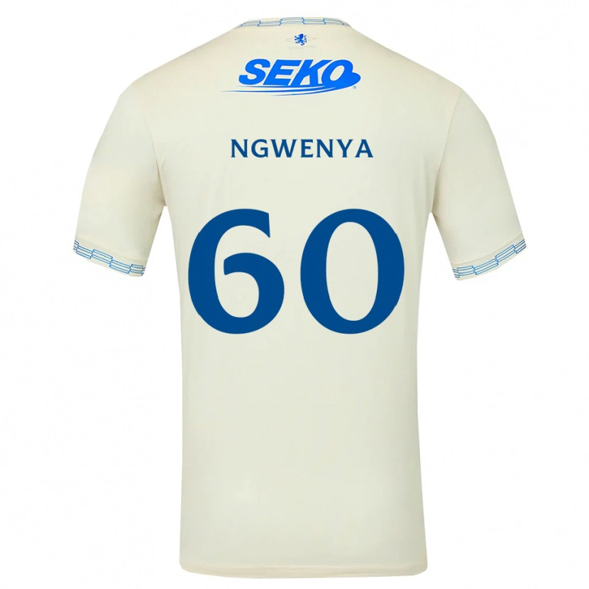 Danxen Femme Maillot Corey Ngwenya #60 Bleu Ciel Vif Blanc Tenues Extérieur 2026/27 T-Shirt