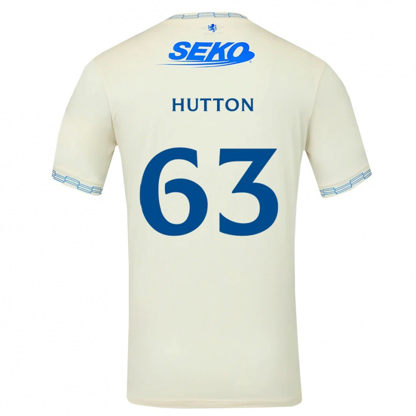Danxen Femme Maillot Zander Hutton #63 Bleu Ciel Vif Blanc Tenues Extérieur 2026/27 T-Shirt