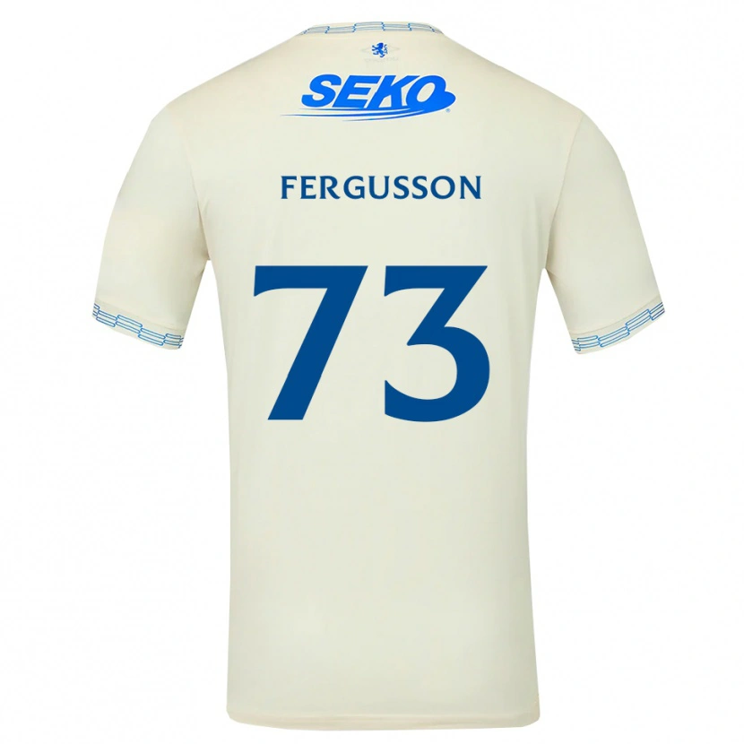 Danxen Femme Maillot Coben Fergusson #73 Bleu Ciel Vif Blanc Tenues Extérieur 2026/27 T-Shirt