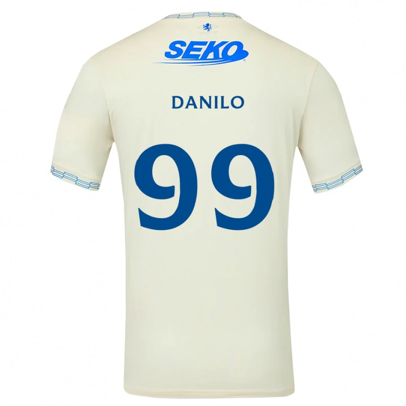 Danxen Femme Maillot Danilo #99 Bleu Ciel Vif Blanc Tenues Extérieur 2026/27 T-Shirt