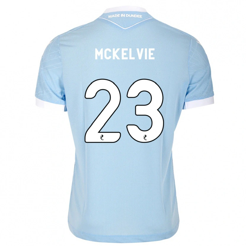 Danxen Femme Maillot Lewis Mckelvie #23 Bleu Ciel Clair Blanc Tenues Extérieur 2026/27 T-Shirt