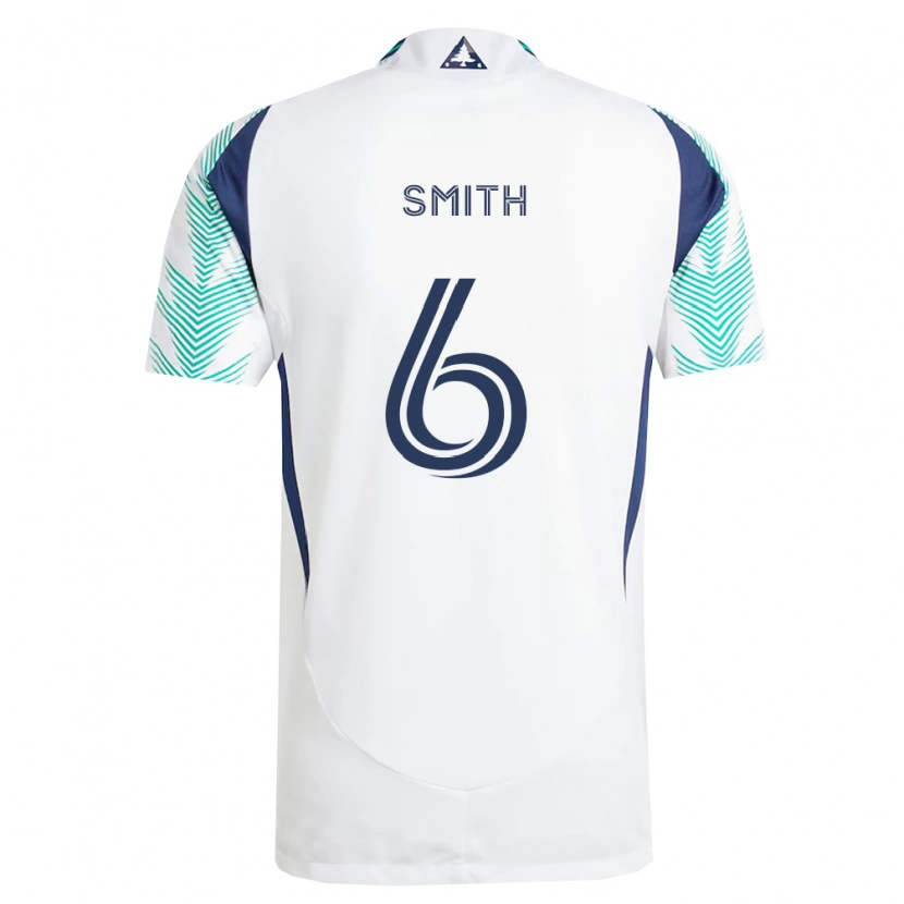 Danxen Femme Maillot Tylon Smith #6 Blanc Bleu Marine Vert Clair Tenues Extérieur 2026/27 T-Shirt