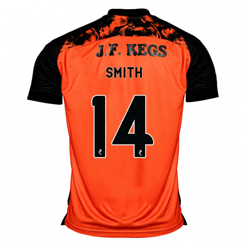 Danxen Enfant Maillot Ellis Smith #14 Orange Noir Blanc Tenues Domicile 2026/27 T-Shirt