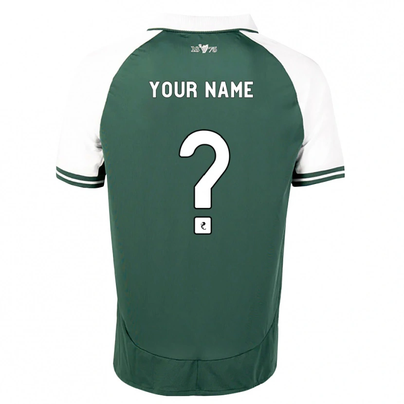 Danxen Enfant Maillot Votre Nom #0 Vert Marin Blanc Tenues Domicile 2026/27 T-Shirt