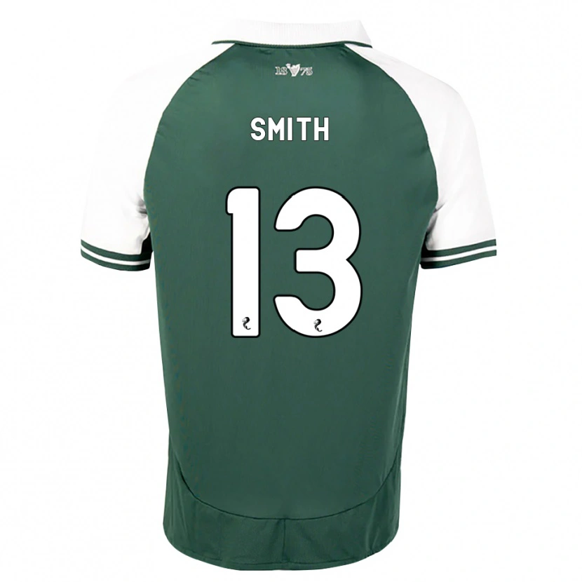 Danxen Enfant Maillot Jordan Smith #13 Vert Marin Blanc Tenues Domicile 2026/27 T-Shirt