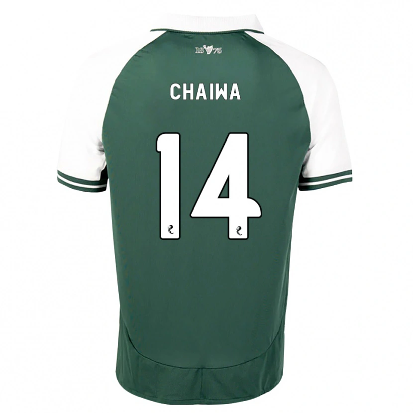 Danxen Enfant Maillot Miguel Chaiwa #14 Vert Marin Blanc Tenues Domicile 2026/27 T-Shirt