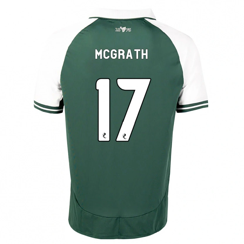 Danxen Enfant Maillot Jamie Mcgrath #17 Vert Marin Blanc Tenues Domicile 2026/27 T-Shirt