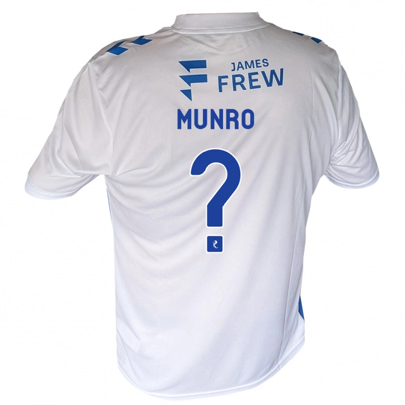 Danxen Enfant Maillot Kirsty Munro #0 Bleu Royal Blanc Tenues Domicile 2026/27 T-Shirt