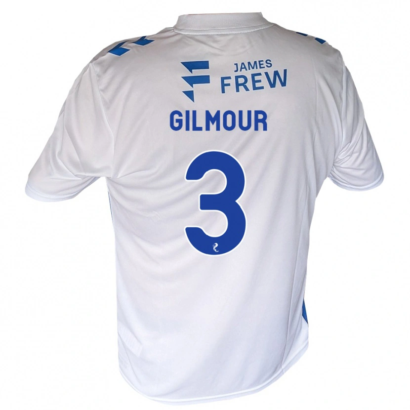 Danxen Enfant Maillot Josh Gilmour #3 Bleu Royal Blanc Tenues Domicile 2026/27 T-Shirt