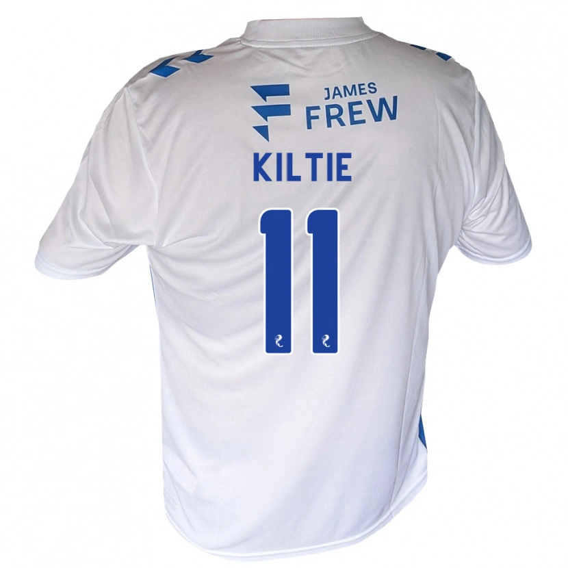 Danxen Enfant Maillot Greg Kiltie #11 Bleu Royal Blanc Tenues Domicile 2026/27 T-Shirt