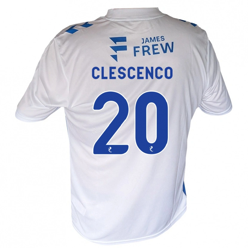 Danxen Enfant Maillot Nicky Clescenco #20 Bleu Royal Blanc Tenues Domicile 2026/27 T-Shirt