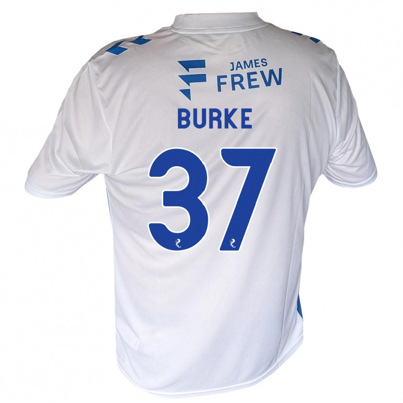 Danxen Enfant Maillot Cole Burke #37 Bleu Royal Blanc Tenues Domicile 2026/27 T-Shirt