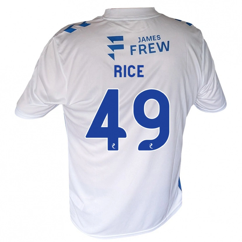Danxen Enfant Maillot Bailey Rice #49 Bleu Royal Blanc Tenues Domicile 2026/27 T-Shirt