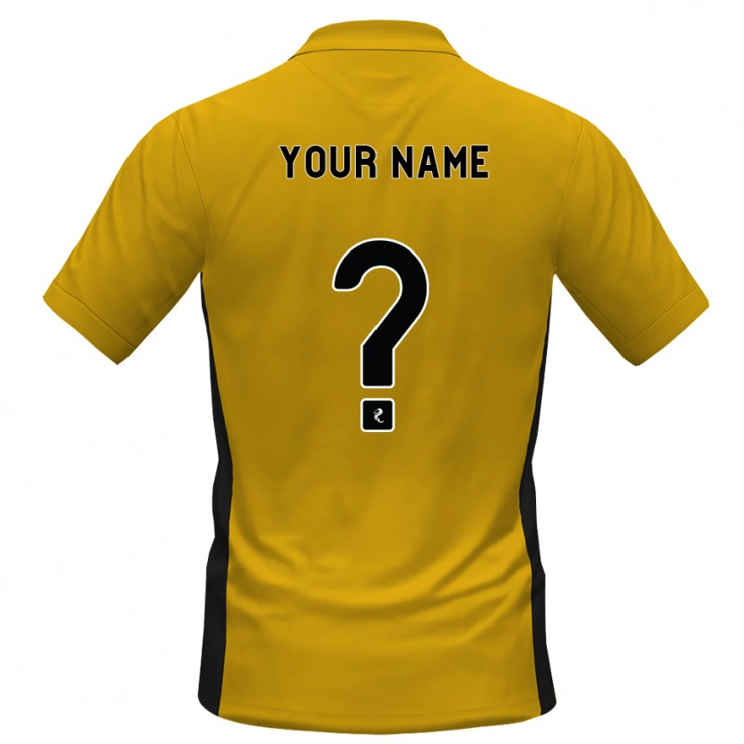 Danxen Enfant Maillot Votre Nom #0 Orange Noir Tenues Domicile 2026/27 T-Shirt