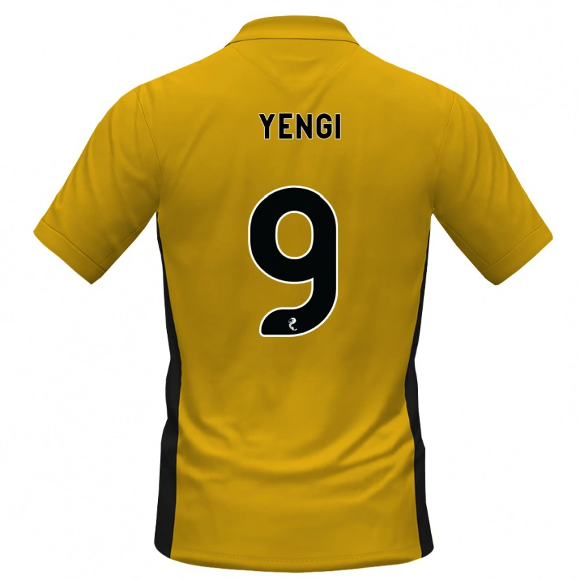 Danxen Enfant Maillot Tete Yengi #9 Orange Noir Tenues Domicile 2026/27 T-Shirt