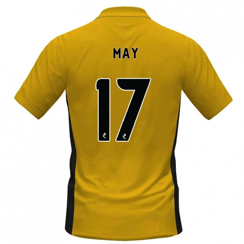 Danxen Enfant Maillot Stevie May #17 Orange Noir Tenues Domicile 2026/27 T-Shirt