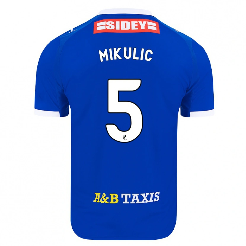 Danxen Enfant Maillot Bozo Mikulic #5 Bleu Rouge Jaune Tenues Domicile 2026/27 T-Shirt