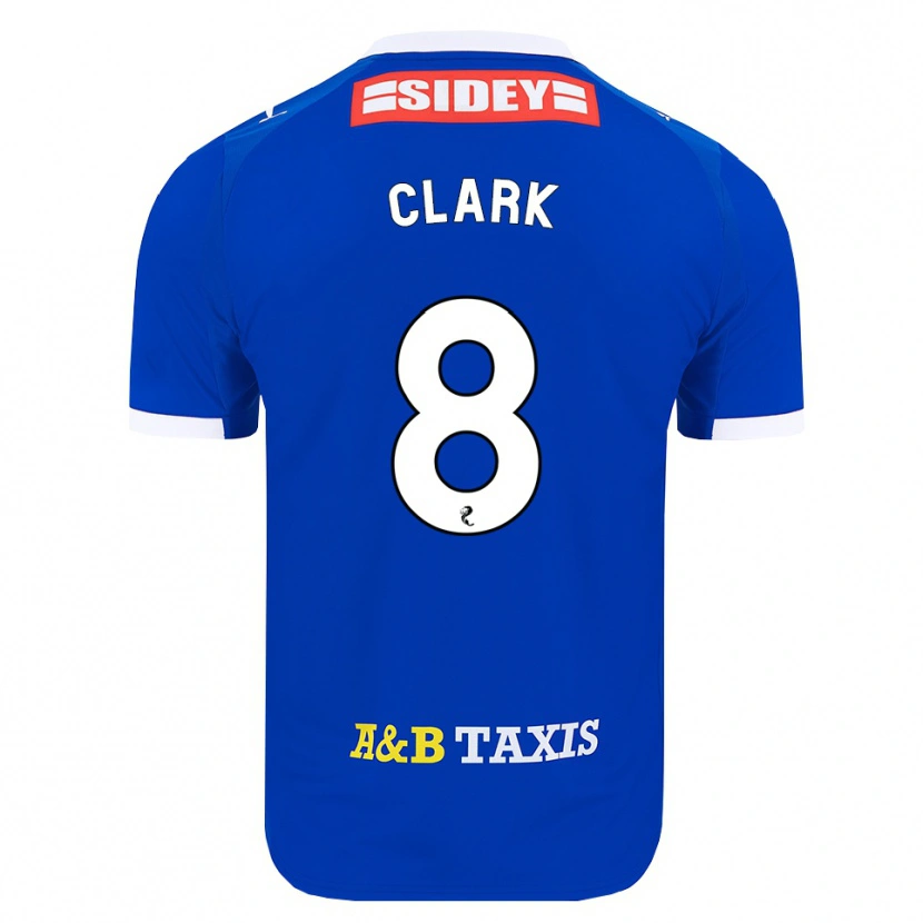 Danxen Enfant Maillot Hannah Clark #8 Bleu Rouge Jaune Tenues Domicile 2026/27 T-Shirt