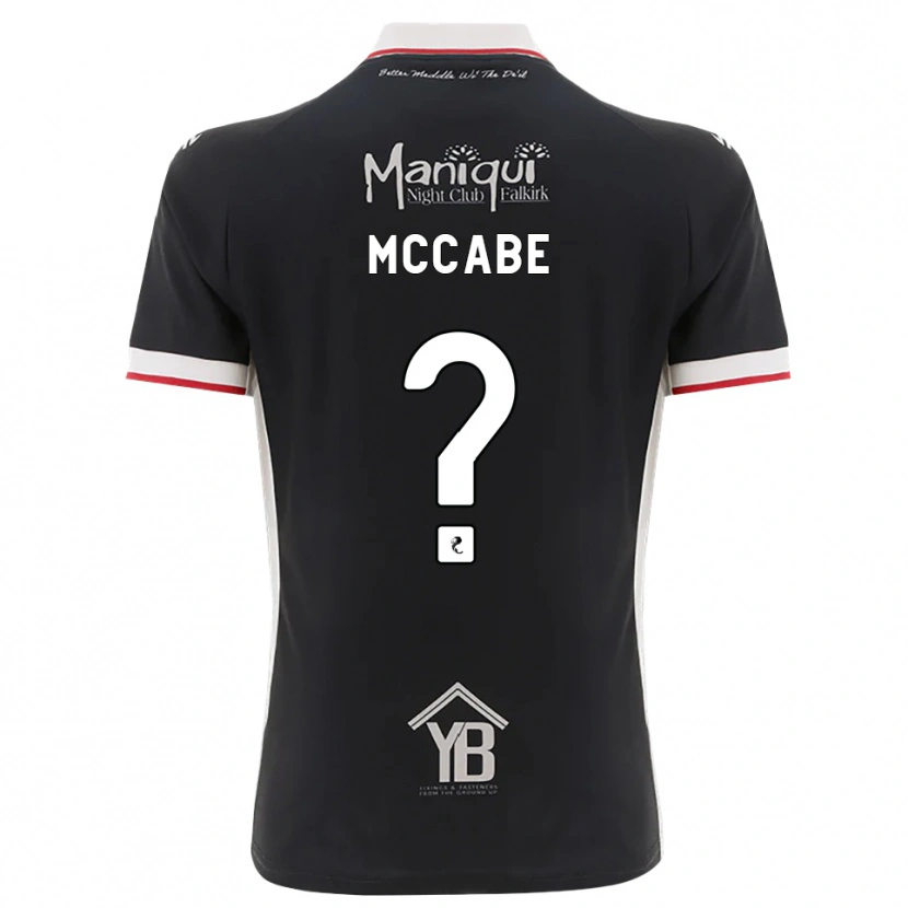 Danxen Enfant Maillot Karen Mccabe #0 Noir Blanc Rouge Tenues Domicile 2026/27 T-Shirt
