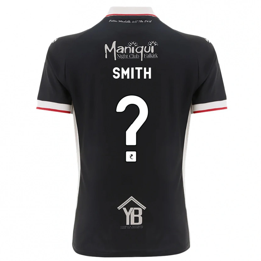 Danxen Enfant Maillot Mhairi Smith #0 Noir Blanc Rouge Tenues Domicile 2026/27 T-Shirt