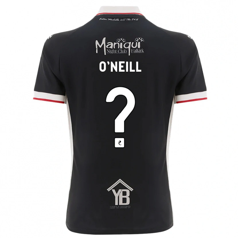 Danxen Enfant Maillot Robyn O'neill #0 Noir Blanc Rouge Tenues Domicile 2026/27 T-Shirt