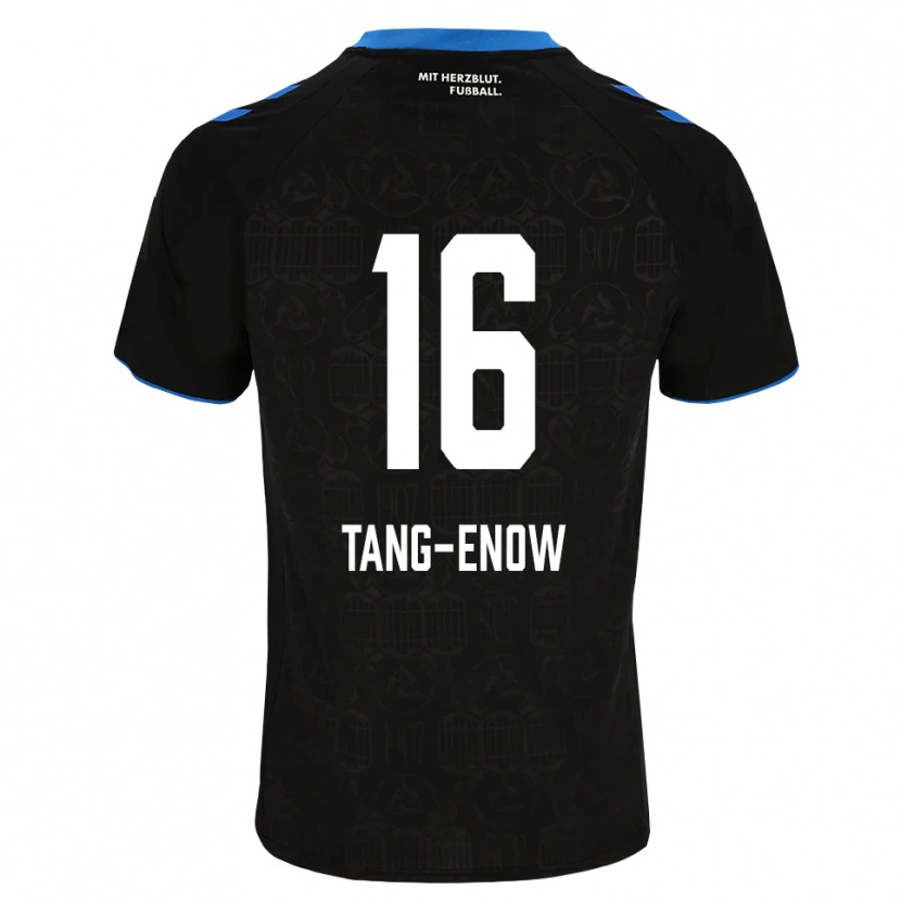 Danxen Enfant Maillot Jason Tang-Enow #16 Noir Blanc Rouge Tenues Domicile 2026/27 T-Shirt