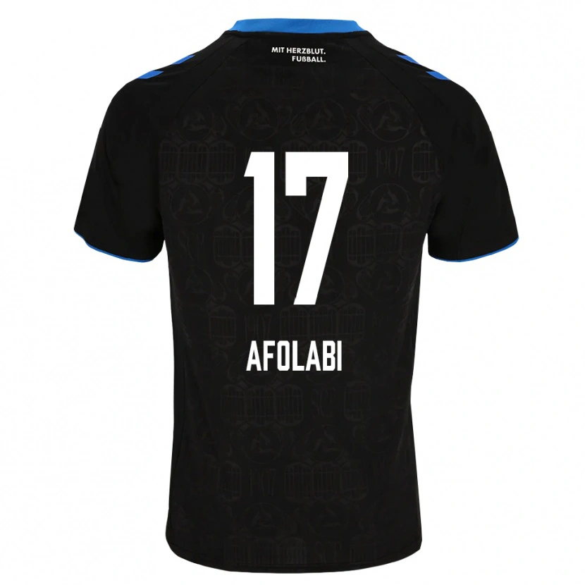 Danxen Enfant Maillot Gentil Afolabi #17 Noir Blanc Rouge Tenues Domicile 2026/27 T-Shirt